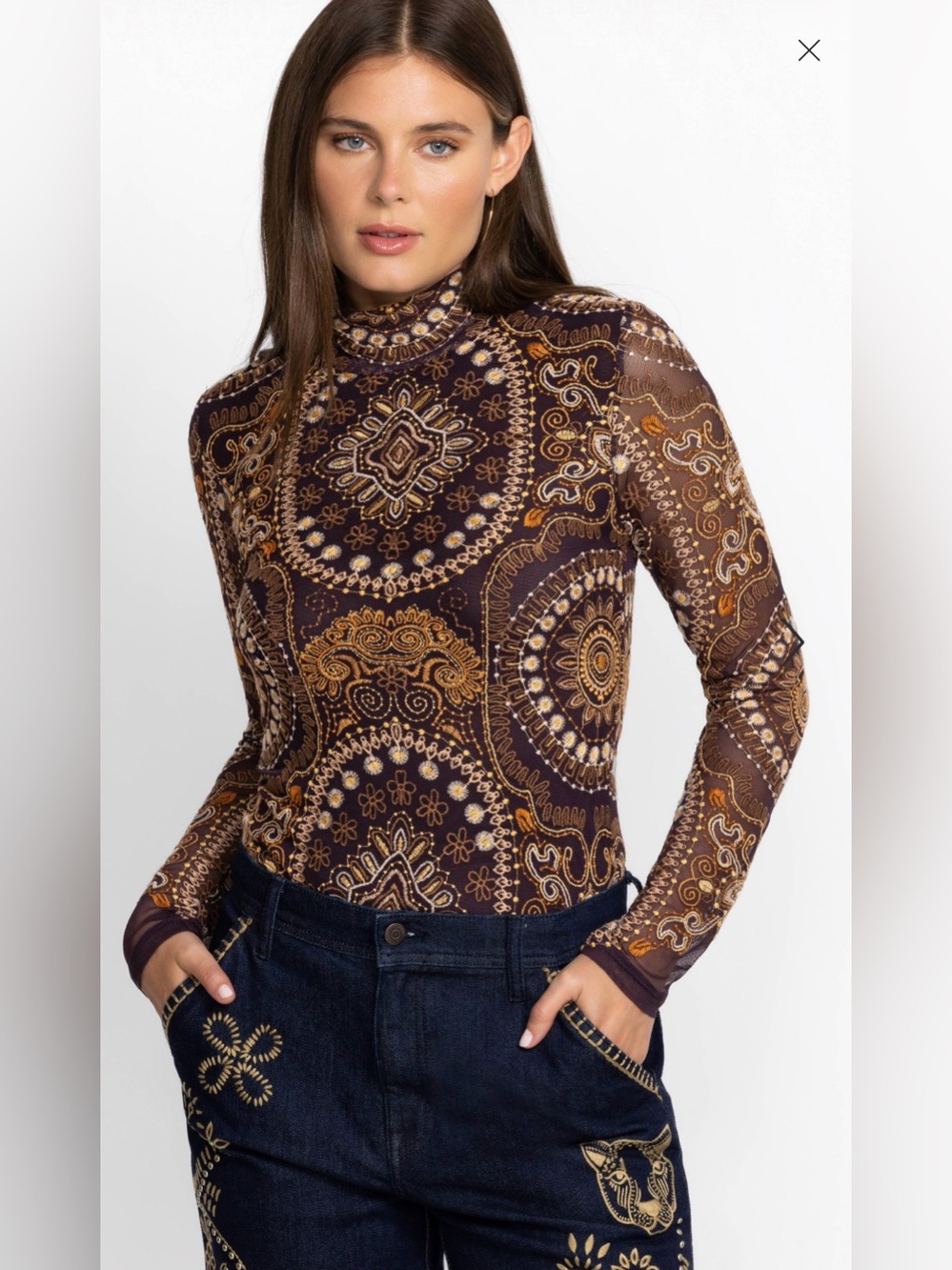 Johnny Was Loving is Easy Mesh Tee